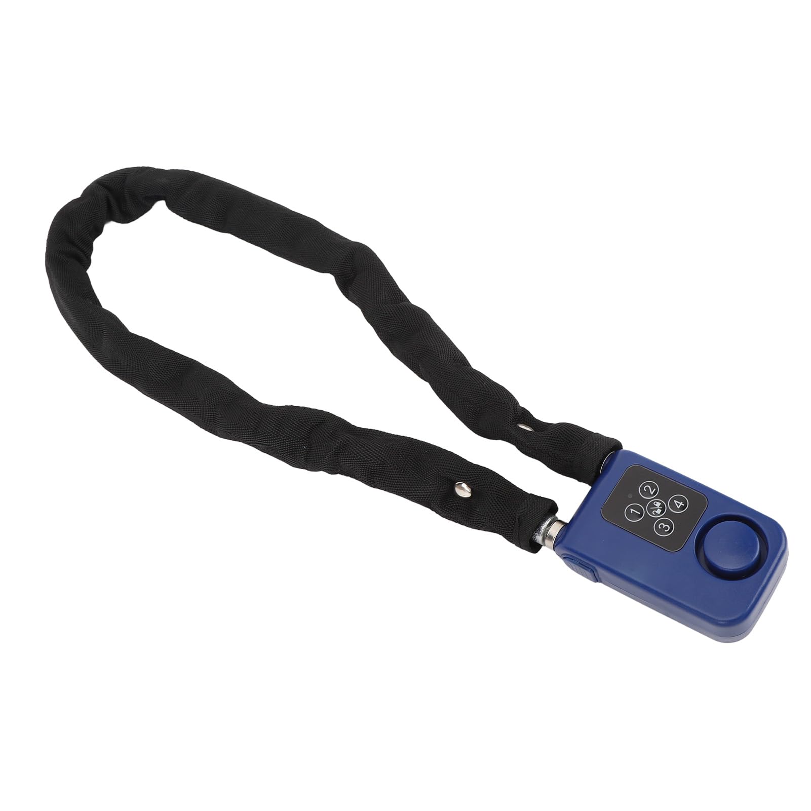 Blocco Bici Intelligente, Blocco Allarme Bici Anti -pressione a Bassa Potenza Avviso a 4 Cifre INDICATORE LED Resistente Al Furto per Moto (BLUE)