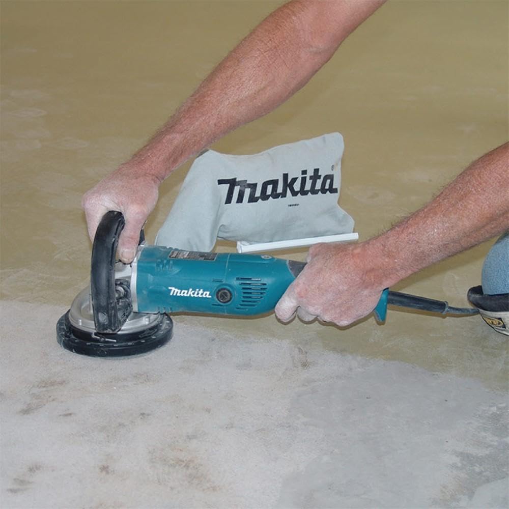 Makita PC5000C - Lijadora de hormigón (125 mm, 1400 W)