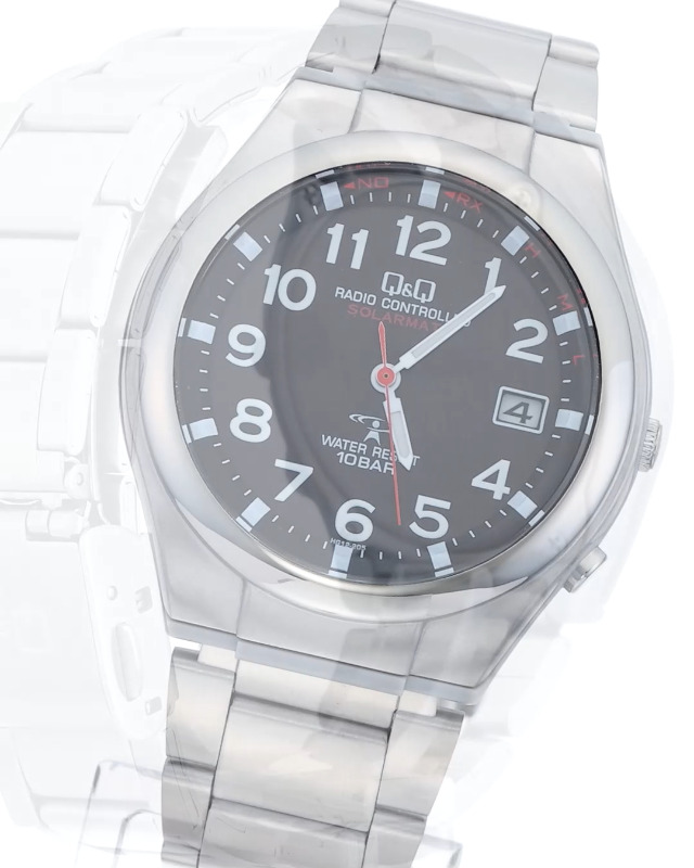 Amazon.co.jp: [シチズン Q&Q] 腕時計 アナログ 電波 ソーラー 防水