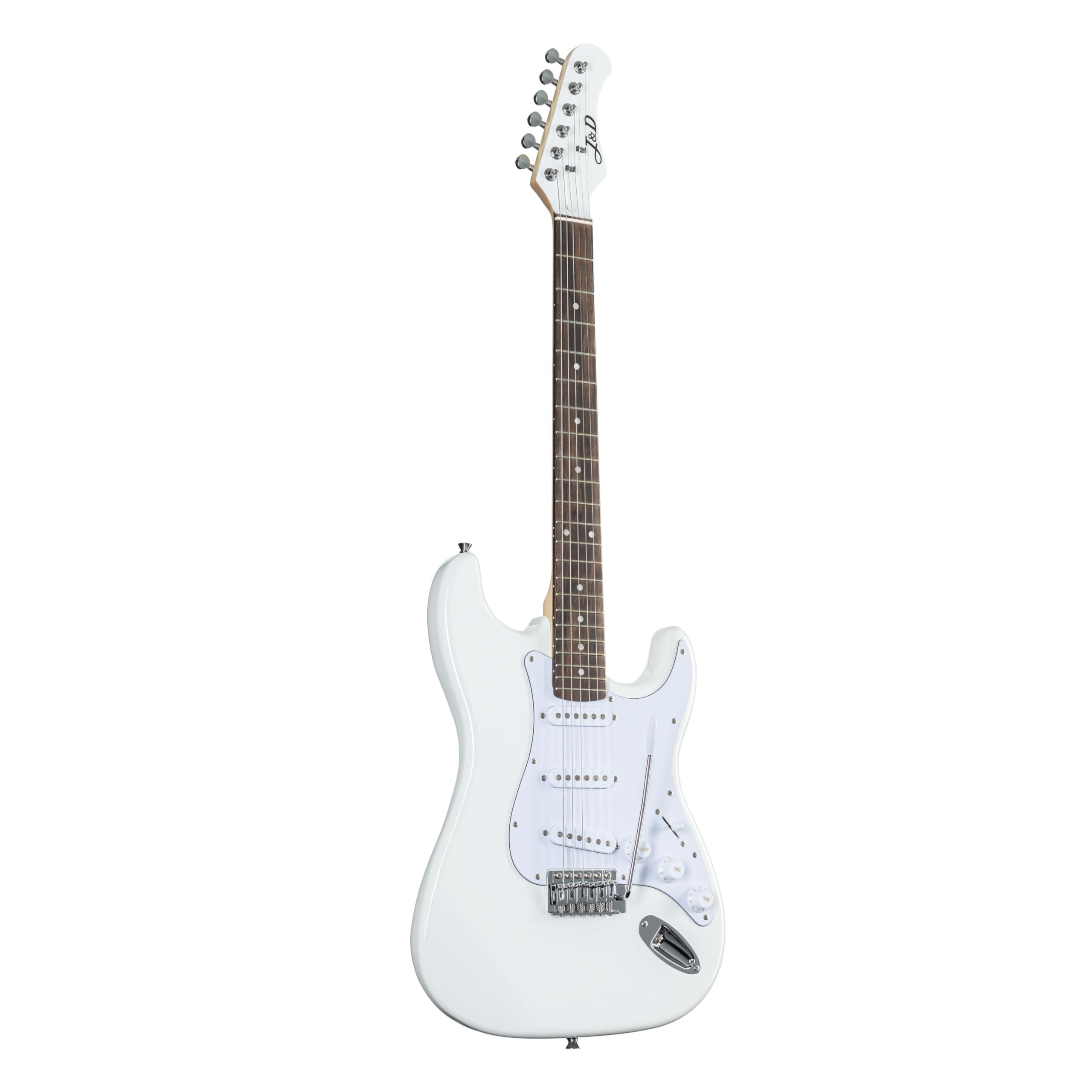 J & D ST II White - Guitare Électrique
