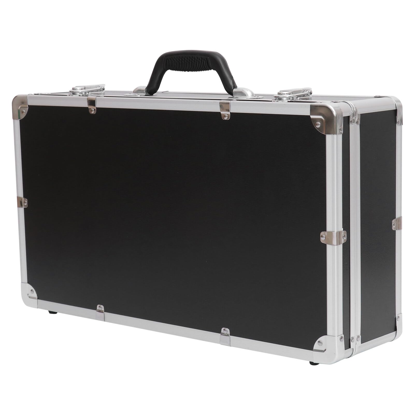 Hemobllo Aluminum Tool Box Shockproof Carrying Case for Tool Storage Portable Instrument Container Construction for Workshop Use