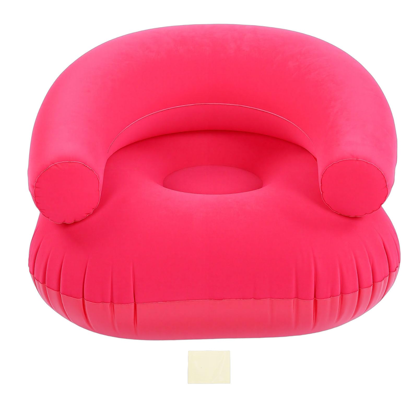 Chaise gonflable avec accoudoir ergonomique contre le mal de dos
