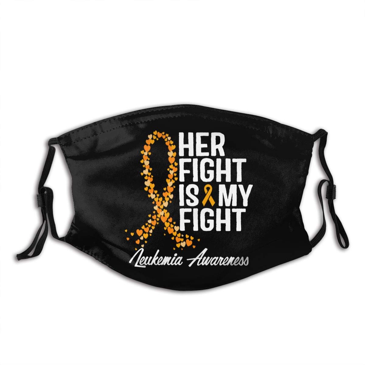 LEILEIflag Her Fight is My Fight Leukemia Awareness Adult Reusable Dust Mask Dust Face Mask