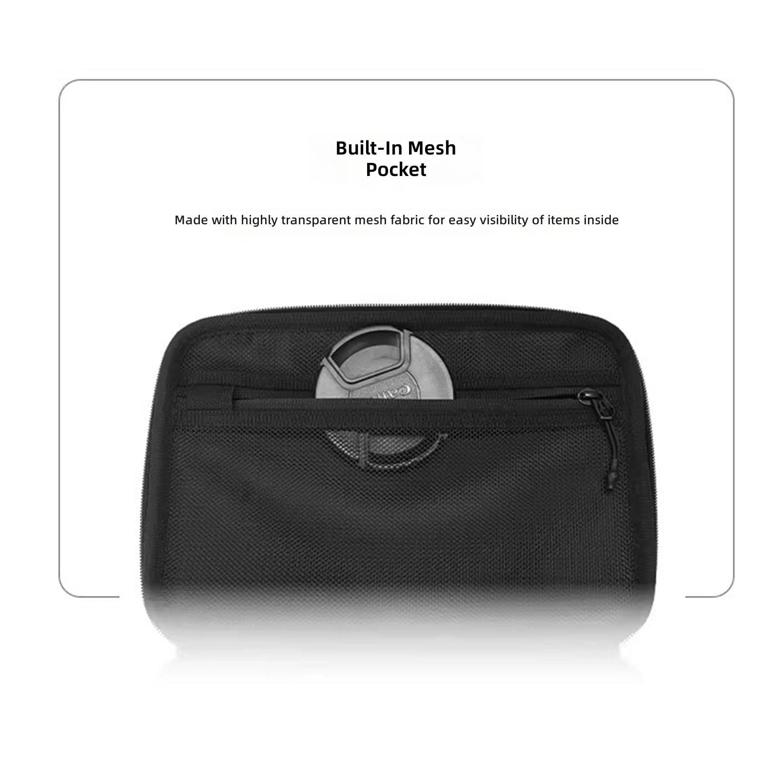 Estuche de fotografía compacto para cámara digital y accesorios, caja de soporte ligero y duradero, bolsa de hombro ligera para fotografía