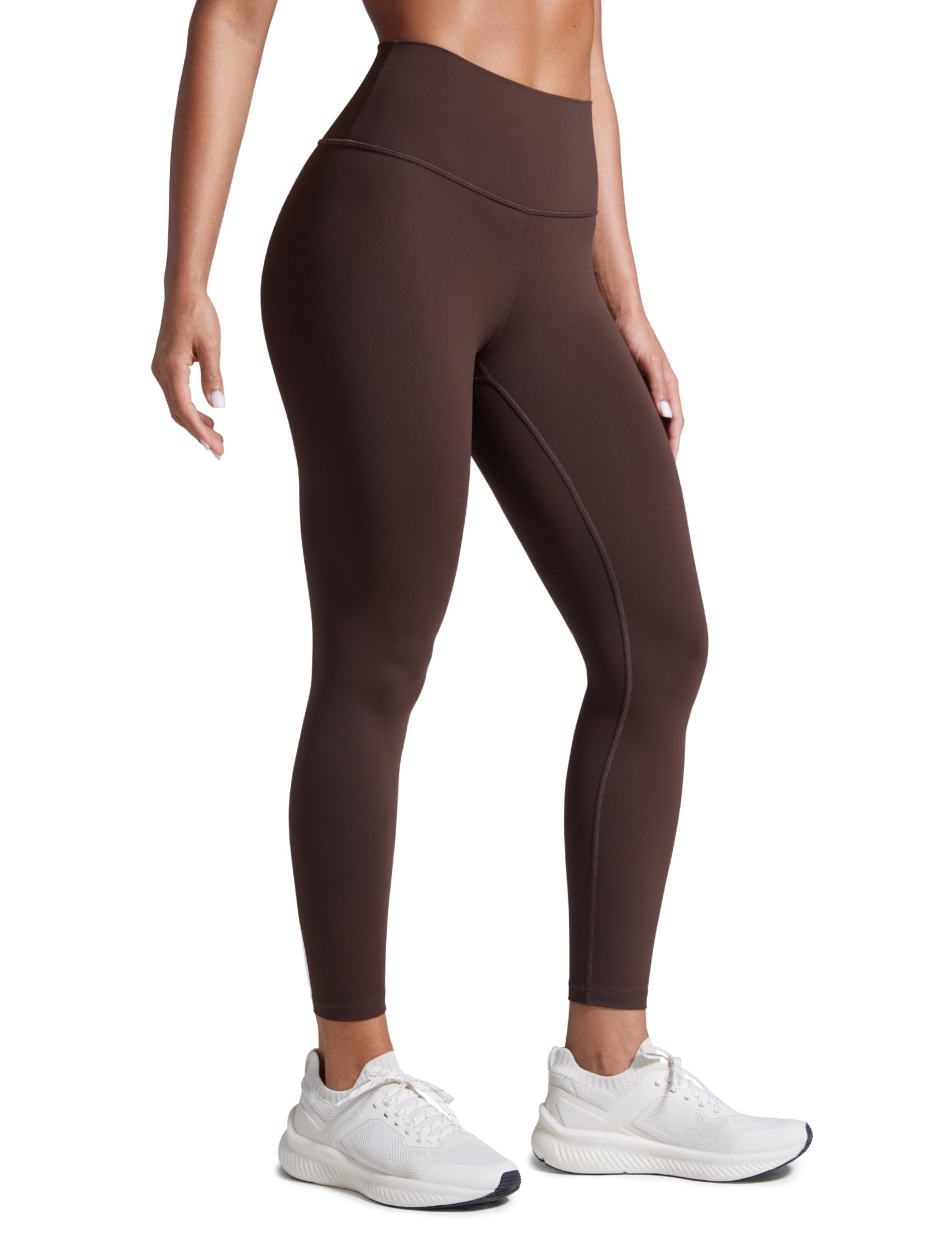 CRZ YOGA Women Butterbreeze Workout Leggings 25 Inches - High Waisted Tummy Control Athletic Gym Yoga Running Cycling Pants