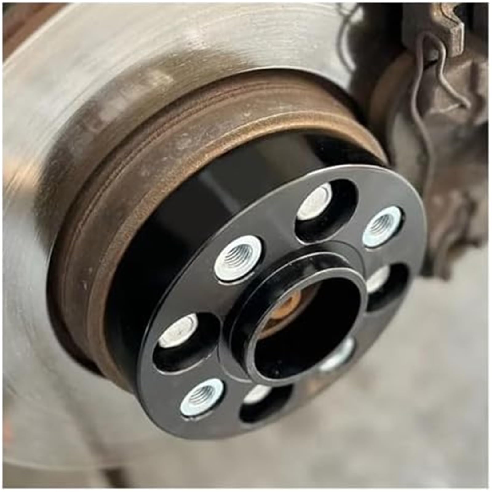 Dystans koła zawieszenia Adaptery kół 2 sztuki 20 50Mm Element dystansowy Pcd 4X100 Cb 57.1Mm, na 4 otwory dla samochodu Volkswagen Polo Jetta Gol(BLACK 2PCS 40MM)
