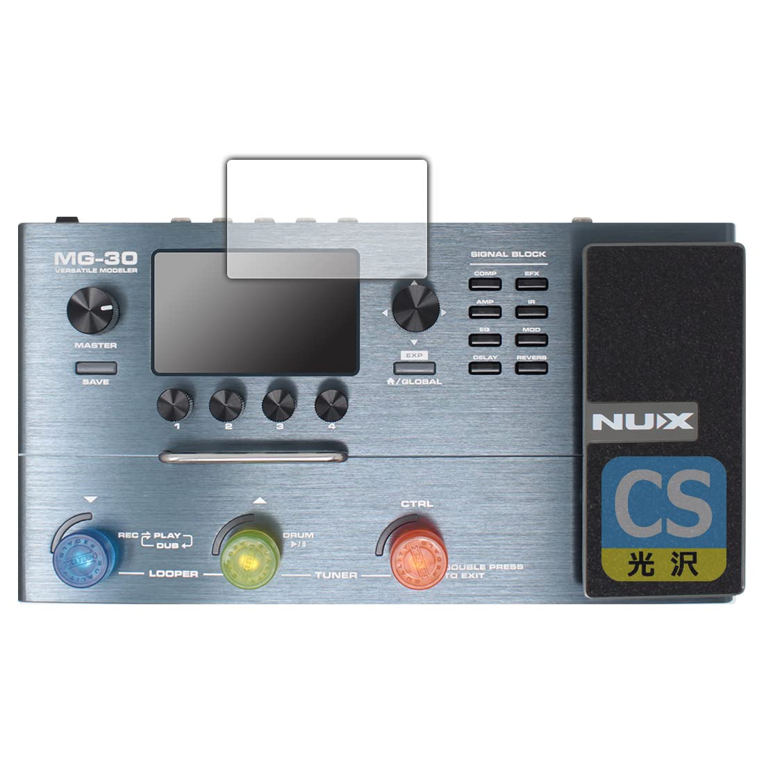 Amazon | PDA工房 NUX MG-30 用 Crystal Shield 保護 フィルム