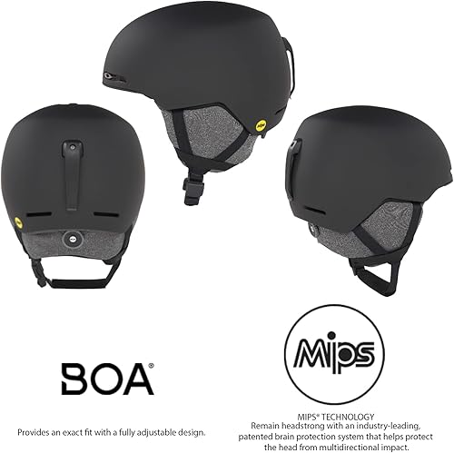 Miniatura 5 de Oakley MOD1 MIPS - Casco de esquí y snowboard para hombres y mujeres + paquete con botella de agua plegable iWear de diseñador con mosquetón