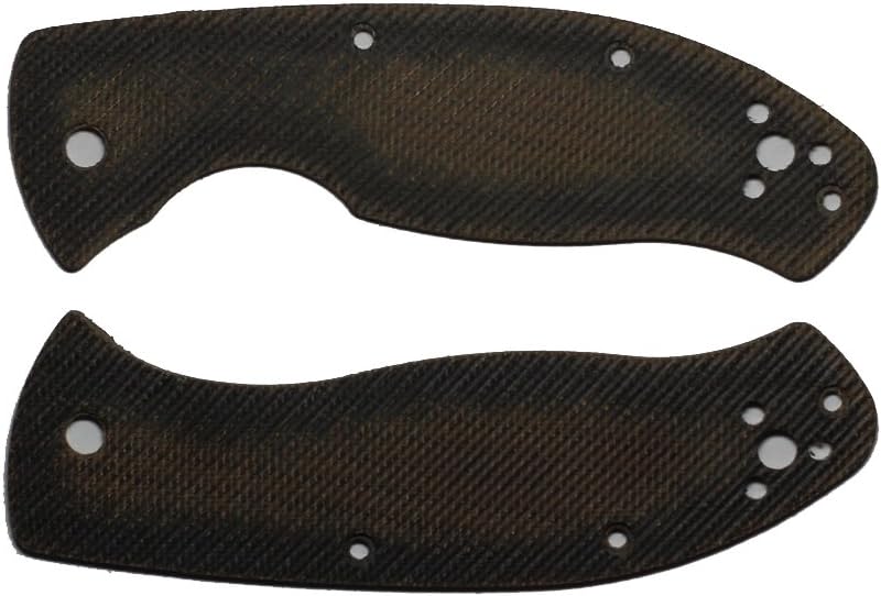 Scales for Spyderco Tenacious Micarta (Dark Brown)