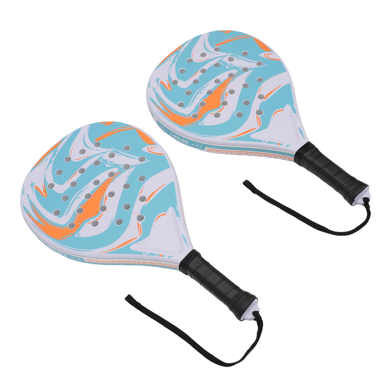 Demeras Racchetta da Paddle Tennis con Presa Ottimizzata e Design Confortevole per il Gioco Casual All'aperto 2 unità