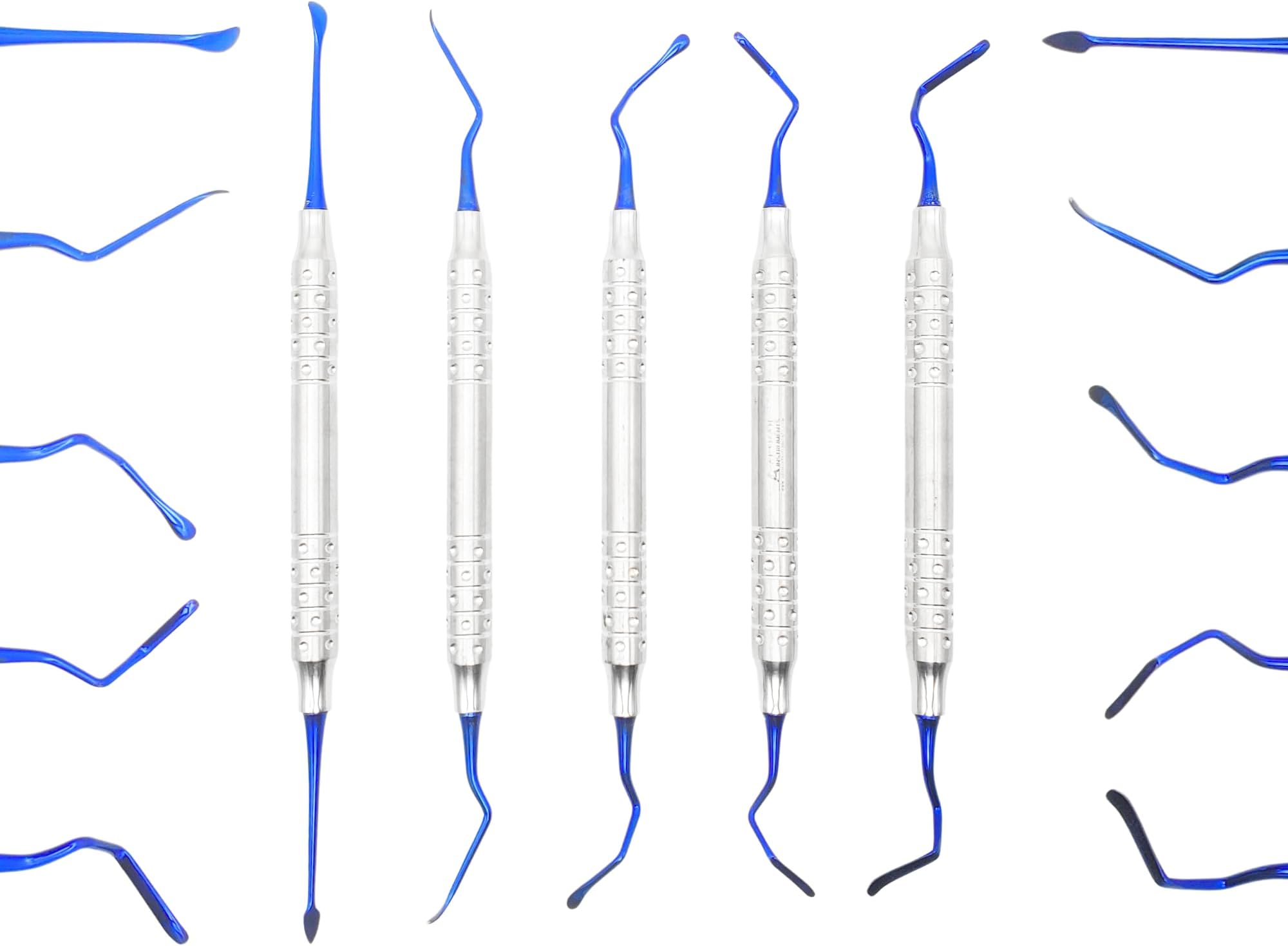 - ARTMAN INSTRUMENTS Vista Tunneling Procedure Kit (5 pcs) Blue Plasma Coating Dental Periodontologist Gum Repositioning Soft Tissue Grafting Surgical Implant Instruments