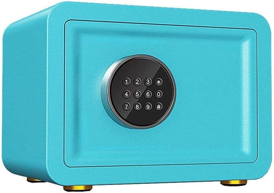 Electronic Digital Safe Deposit Box, Solid Steel Structure Hidden in The Bolt Lock, Wall Anchor Design for Home Office Hotel Business strongbox