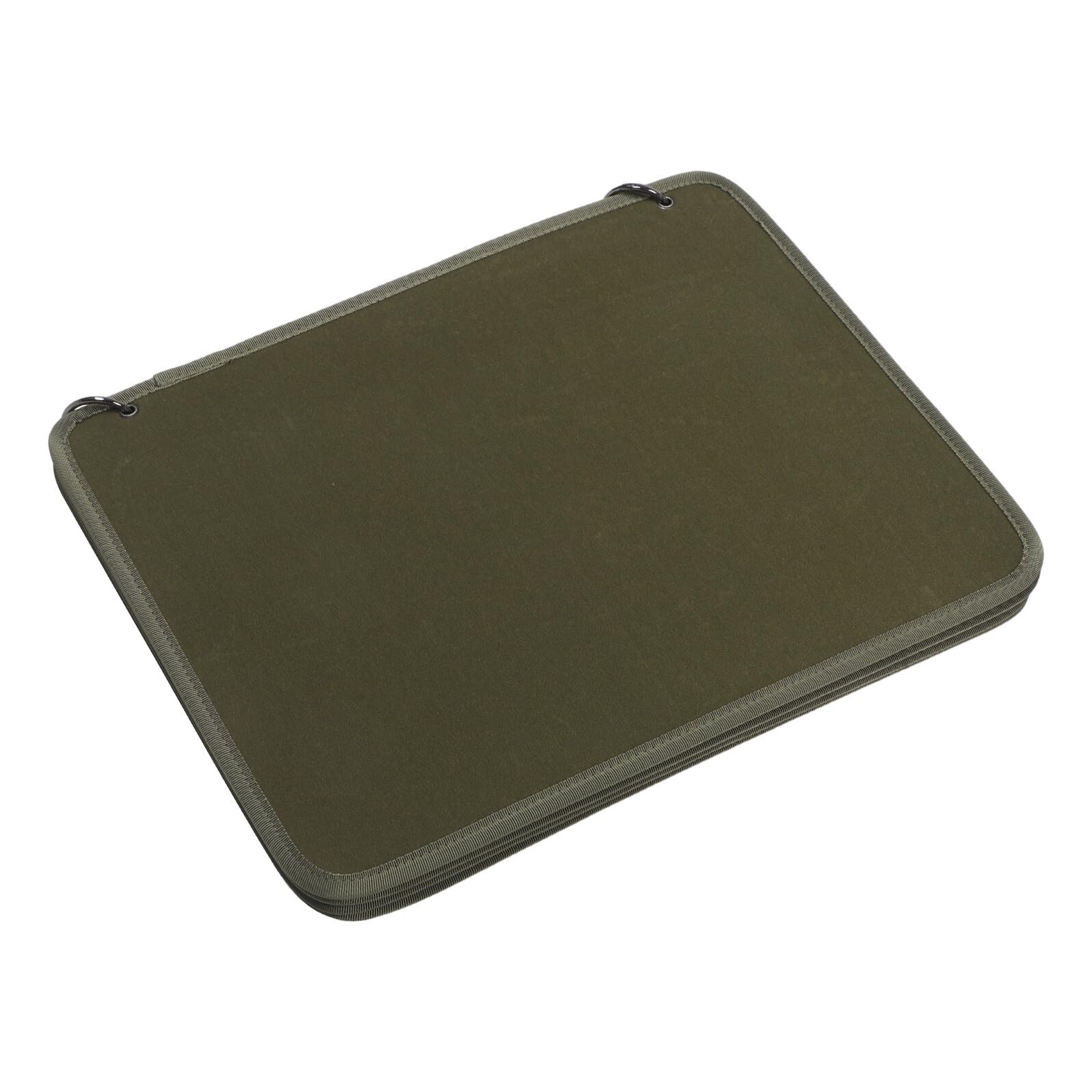 Classeur à Badges pour Écussons Auto-agrippants, Porte-Badge Compact Kaki 42 X 32 Cm avec Panneau de Présentation Multicouche, Organiseur Léger Résistant aux Intempéries