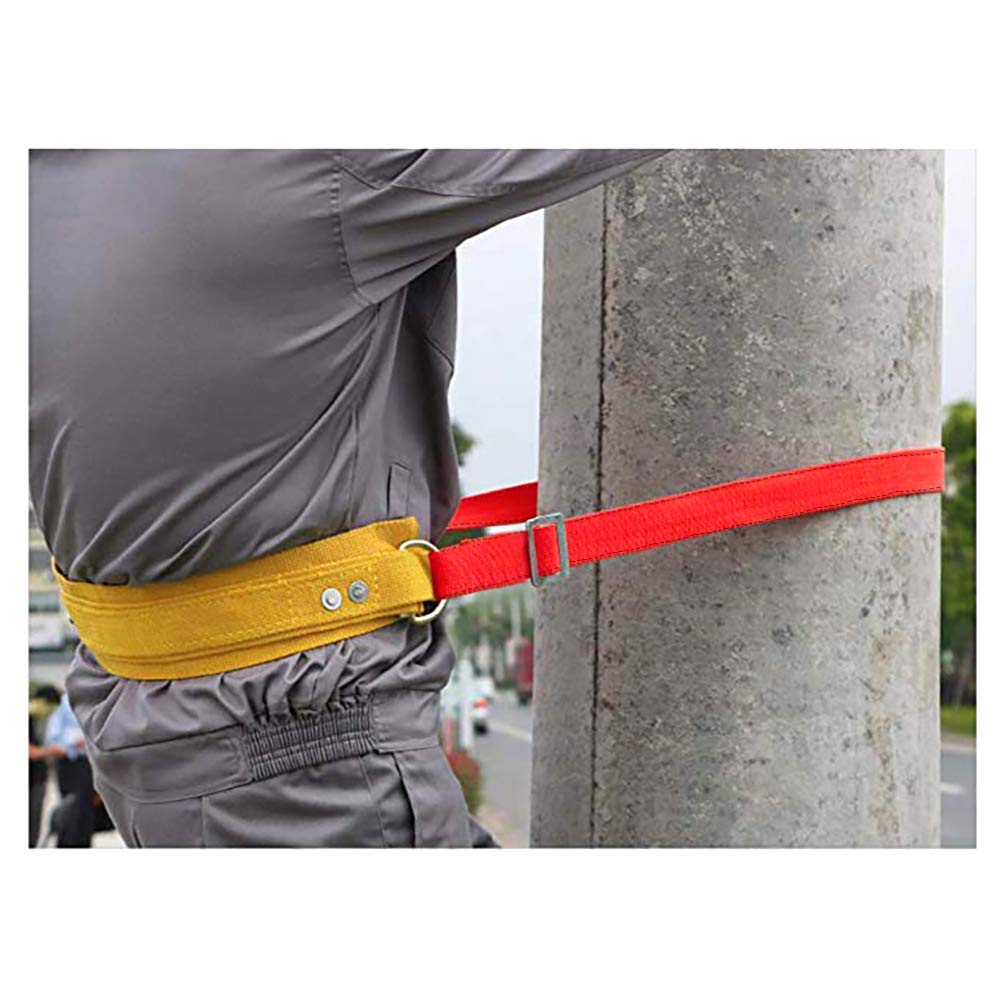 Safety Harness Tree Climbing Strap, Adjustable Electrician Safety Belt