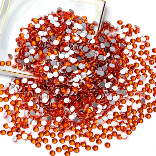 Image of Flatback Rhinestones Bulk, 14400PCS Hyacinth Rhinestones for Clothes DIY Decoration Crafts, Hyacinth, SS20, 4.6-4.8mm
