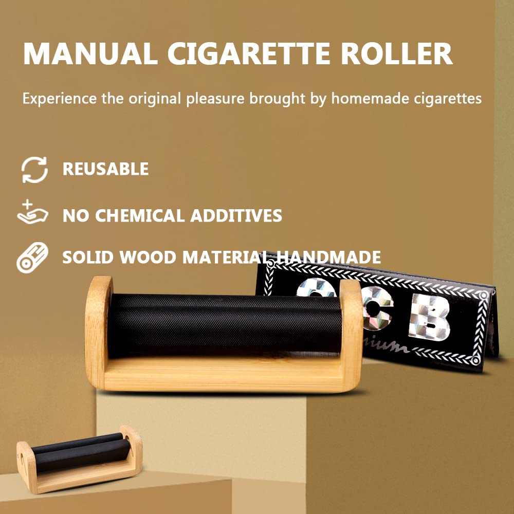 Amazon.com: MNSSRN Portable Manual Cigarette Machine, Cigarette Machine  Small Smoke Ring Home Outdoor Simple Hand-Rolled Cigarettes,78mm : Health &  Household
