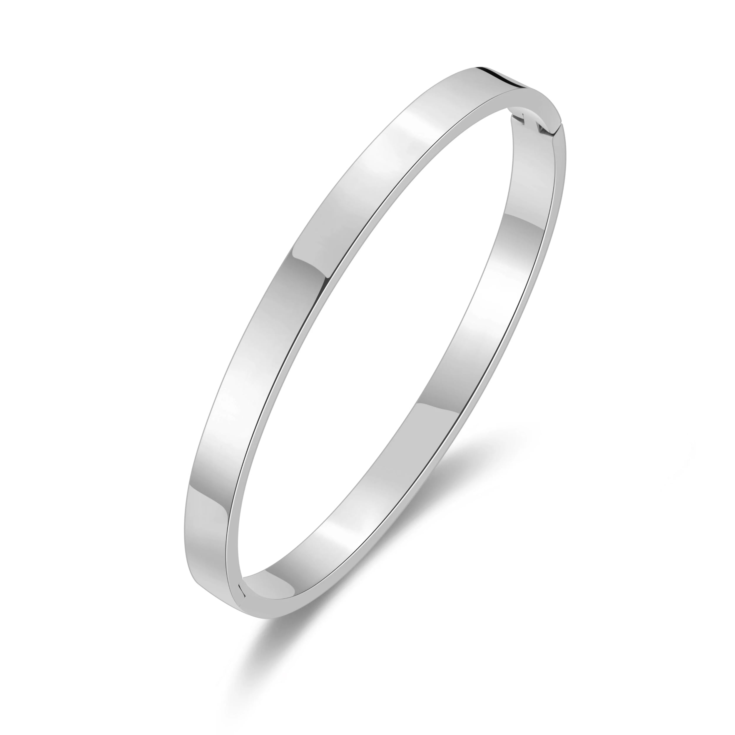 Stainless Steel Polished Bangle (7 Inch)