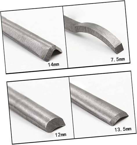 Miniatura 6 de VILLFUL 12 piezas de tinta pozo de bambú artesanía tallado cinceles de madera tallado maleta rueda de repuesto pequeña muñeca sombreros de