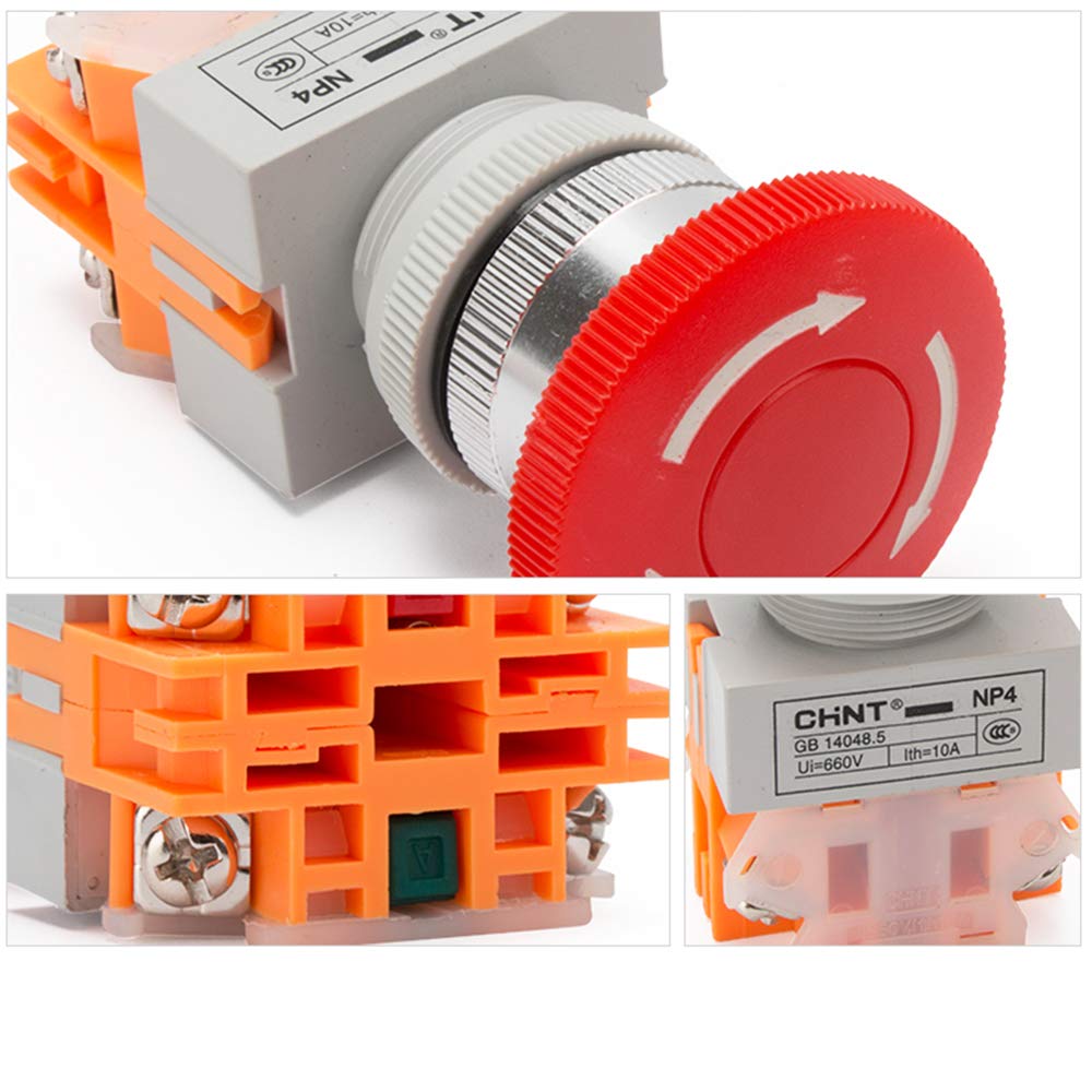Amazon.com: CHNT NP4-11ZS Emergency Stop Pushbutton Switches