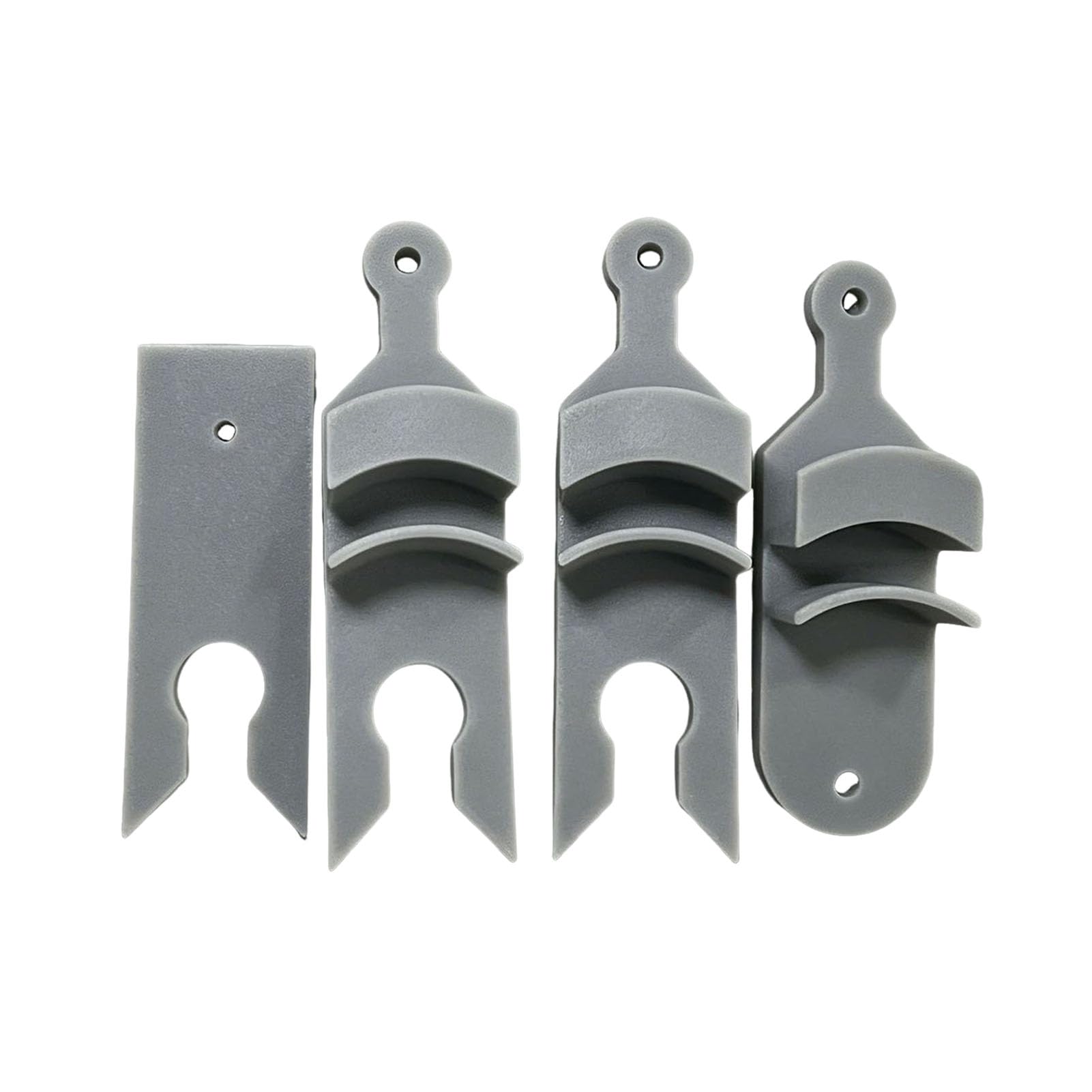 Glifora Hat Hanger - Curved Clip Design Protects Brim, No Drill Adhesive Mount, Organiser for Baseball Caps, Scarves and Bags