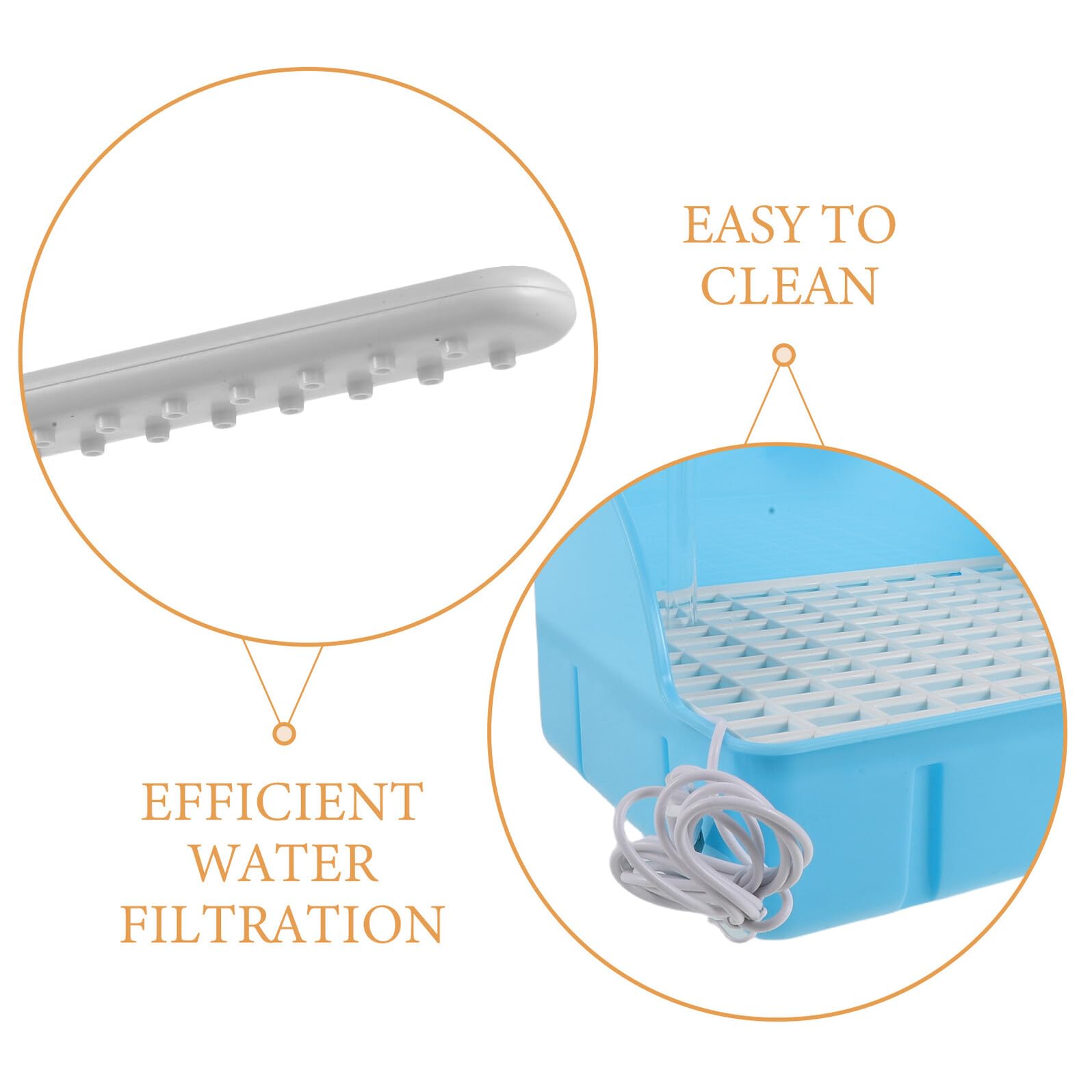 Vasca da Bagno per Uccelli Parrocchetti Doccia, Vaschetta in Plastica Leggera e Silenziosa per Pappagalli e Calopsitte, Accessorio per Gabbia e Bagno Domestico Adatto a Piccoli