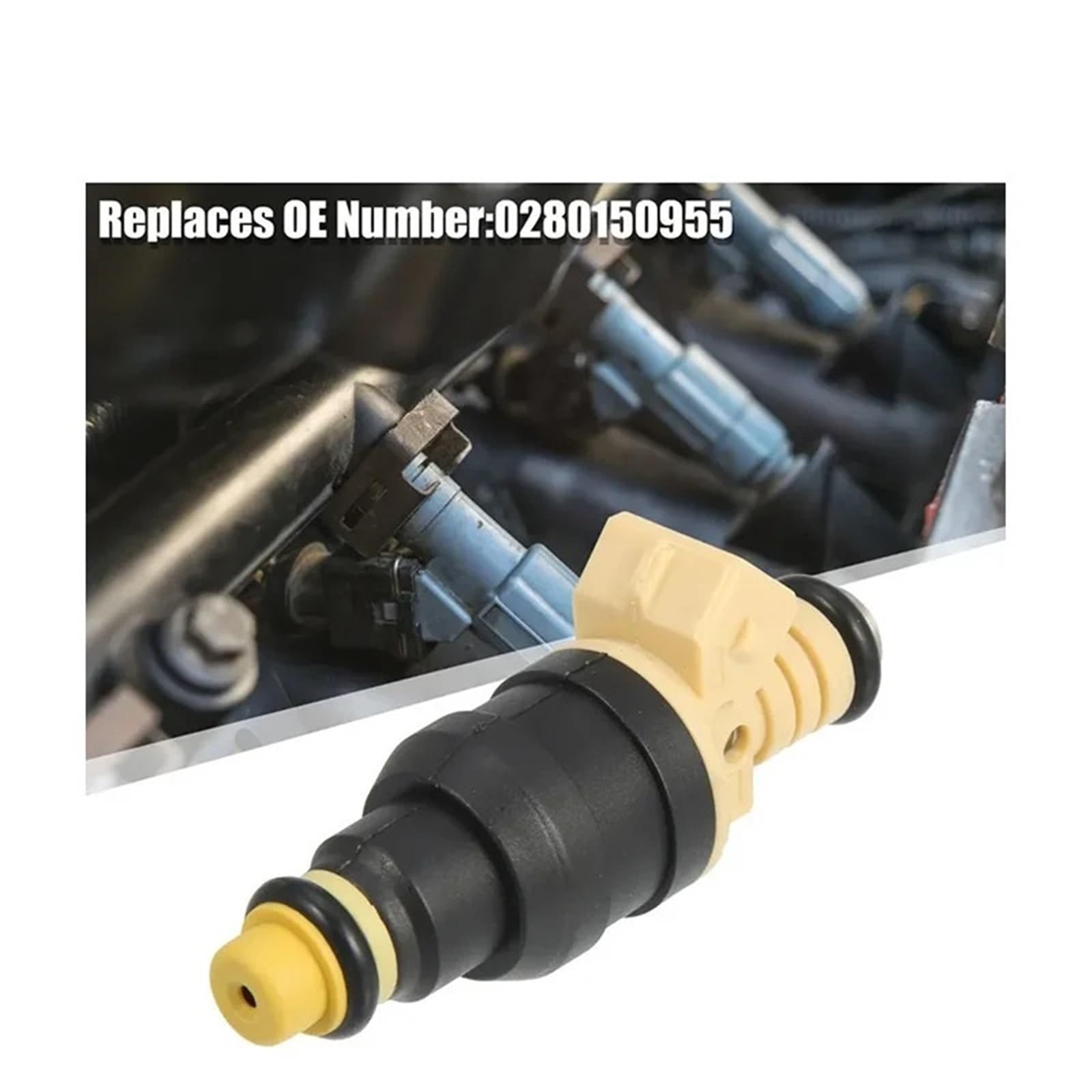 Dichtung für Einspritzdüsen 4PCS Kraftstoff Injektor 0280150955 Für Volkswagen Cabrio 1997-2002 Golf ersetzen