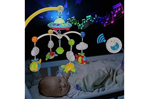 Musical Crib Mobile with Rotatin Toys for Carrusel