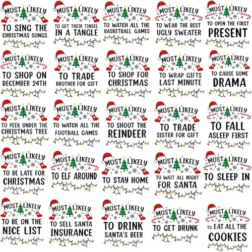 Most Likely and Custom Christmas Shirt, Funny Xmas Group Tee, Family Christmas T-Shirt, Family Holiday Party3