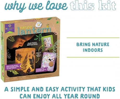 Miniatura 4 de Craft-Tastic Linterna de la naturaleza - Kit de manualidades de naturaleza - Diversión de manualidades al aire libre - Lleva la naturaleza al
