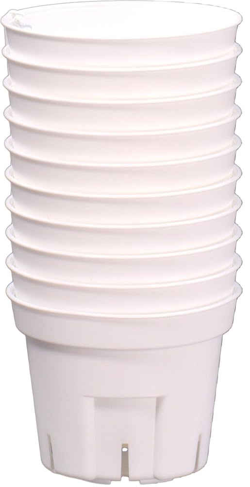 【スリット鉢】Ｓポット丸型60白300個他 2号6cmプレステラ多肉植物プラ鉢 スリット鉢】Sポット丸型60白300個他 2号6cmプレステラ多肉