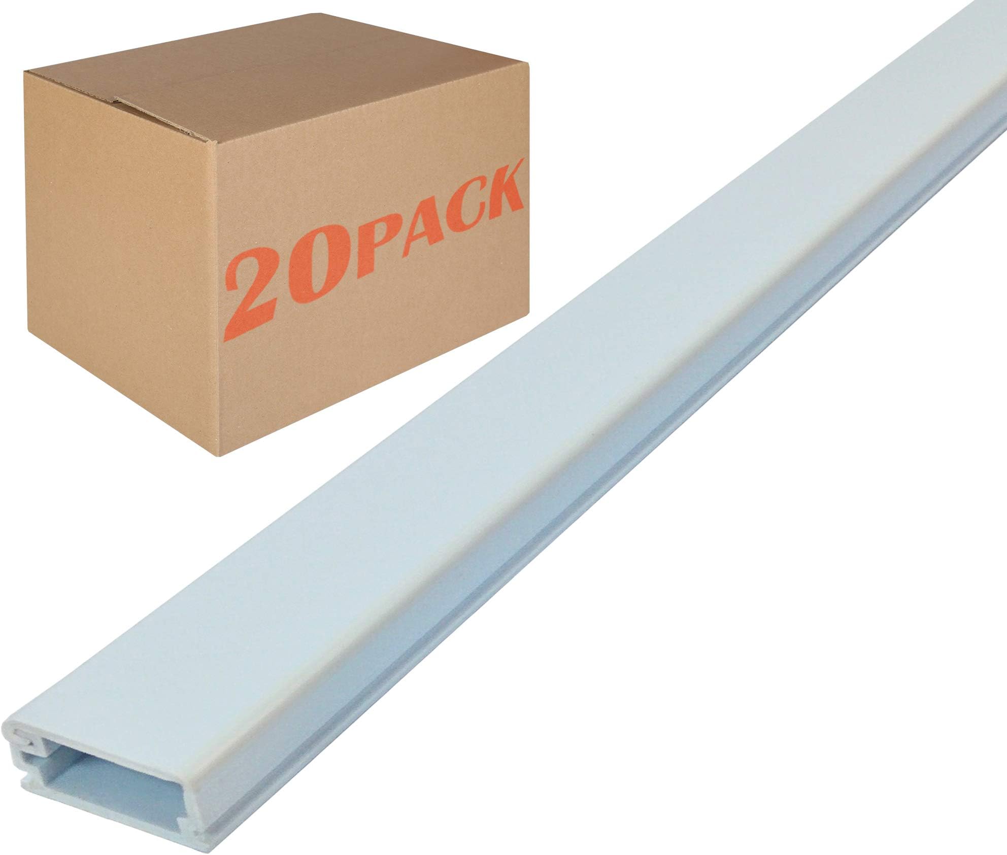 Amazon.com: Large Latching Cable Raceway (1125 Series) - 5ft - White ...