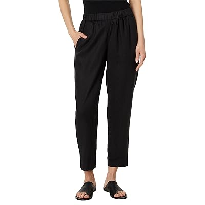 Eileen Fisher Petite High Waisted Tapered Ankle Pants Women