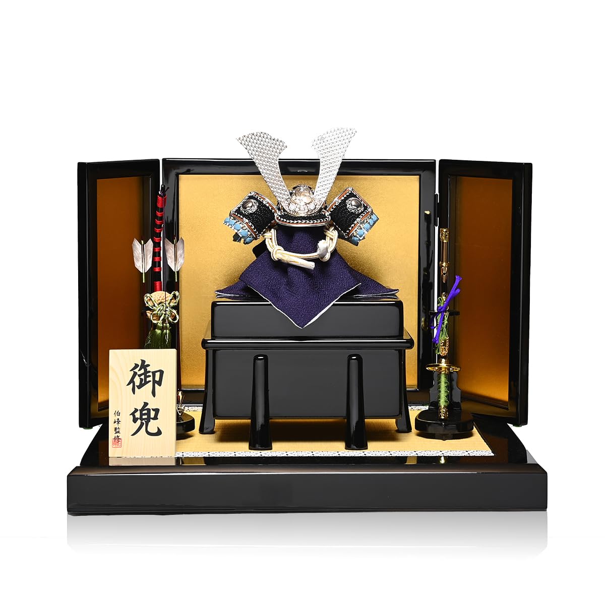 Amazon | 【大将兜】【兜平飾】兜平飾り『コンパクトサイズ』7号銀中 