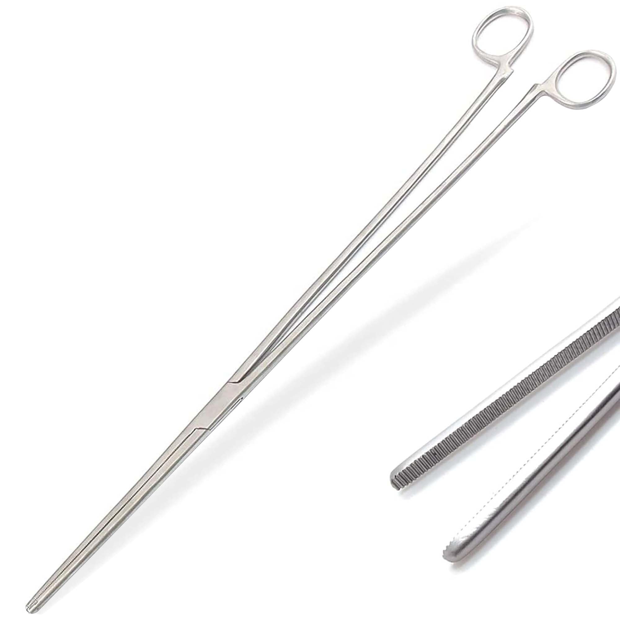 AAProTools Rochester Pean Forceps Straight 18" HEMOSTAT Non-Locking CLAMP Stainless Steel