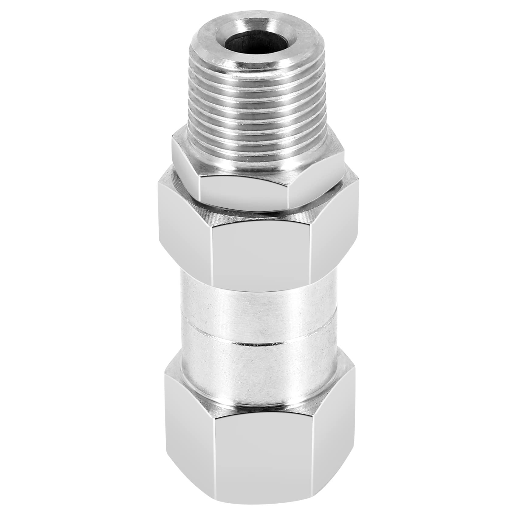Littimoon Pressure Washer Swivel, 3/8 Inch NPT Male Thread Fitting, 4500 PSI, for Pressure Washer (Stainless Steel)