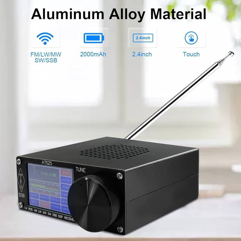 【受信機】 ATS25 Amazon.com: SI4732 ATS-25 max-DECODER Radio Receiver,Version
