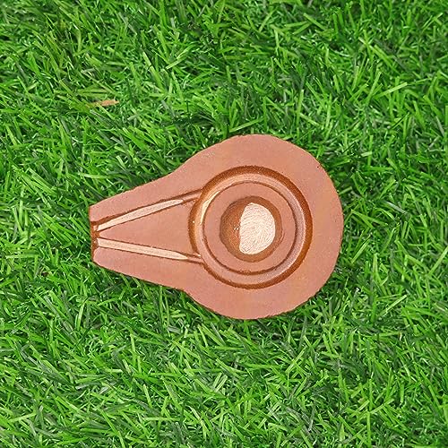 Image of Neelkanth Shivling Stone - Original Narmada Stone Red 3 Inch Jaladhari, Yoni Base, Lingam Holder, Panapitham Shivling Base Pitha Stand For Home Puja