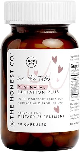 Multivitamínico The Honest Company posnatal lactancia plus 60unidades