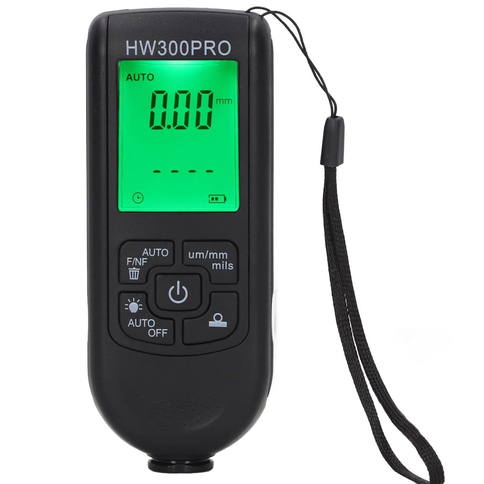 THE WHITE SHOP Car Coating Thickness Meter for Car Buyers, Paint Mil Thickness Meter Gauge Check The Car’s Original Coating Auto Car Paint Meter (Black)