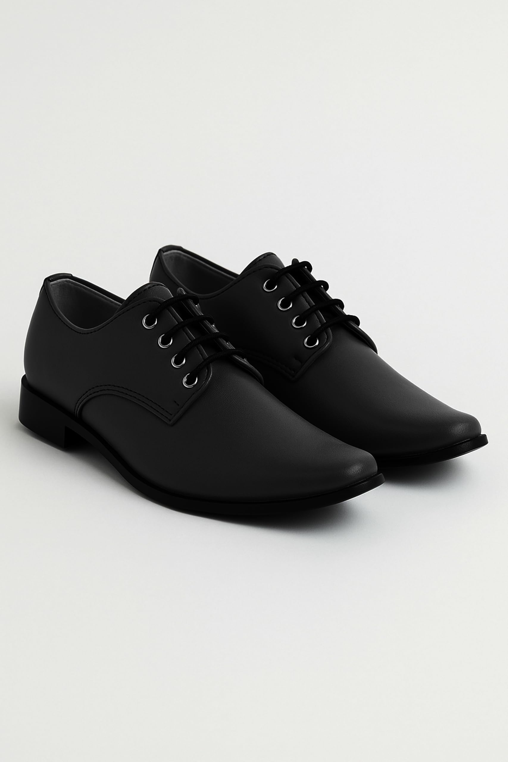 SIRRI Chaussures Derby en Cuir Mat pour garçons - Parfaites pour Les Mariages et Les Occasions spéciales