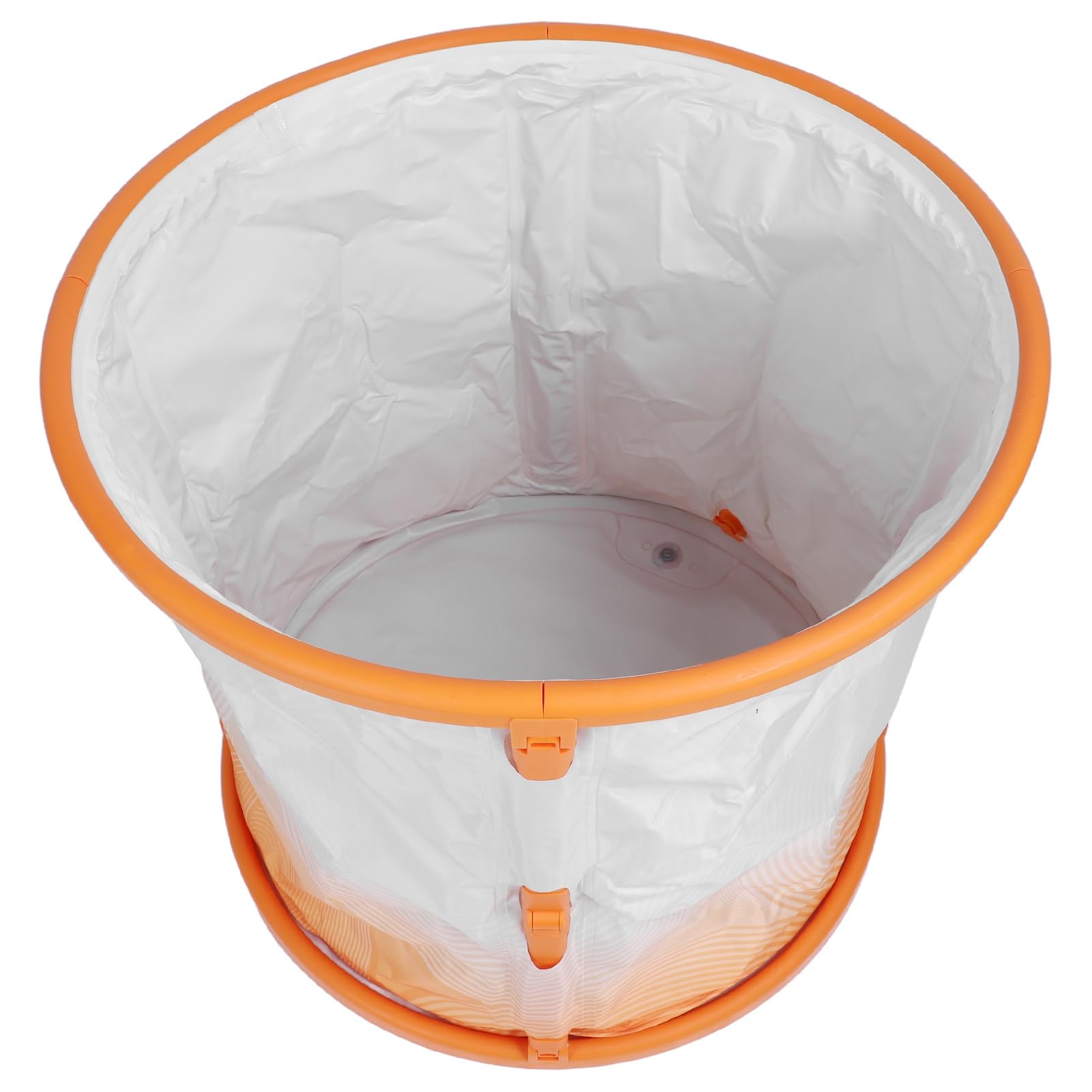 Przenośna Składana Wanna 70 Cm dla Dorosłych i Niemowląt - Wzmocnione PCV, Nie Wymaga Instalacji, Rodzina Wanna z Wannem - łatwe Czyszczenie i Przechowywanie, Zielony (ORANGE)