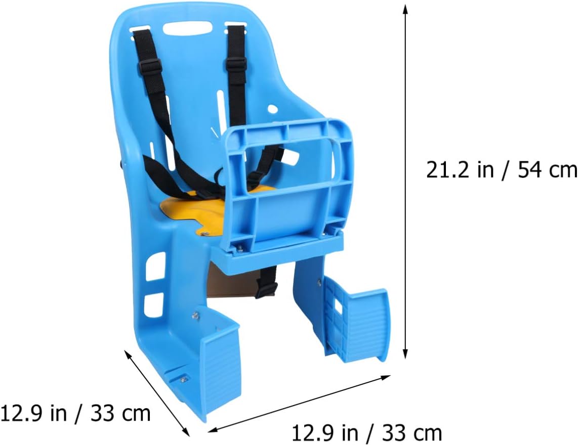 BESPORTBLE Kids Bicycle Rear Mount, Children Bike Back Carrier with Soft Seat - Adjustable Bicycle Safety Rear Seat for Kids Child Children Toddler
