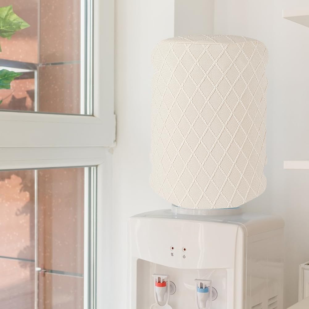 Housse de Protection pour Distributeur d'eau Tissu de Blé Anti Poussière Réutilisable Extensible 5 Gallon