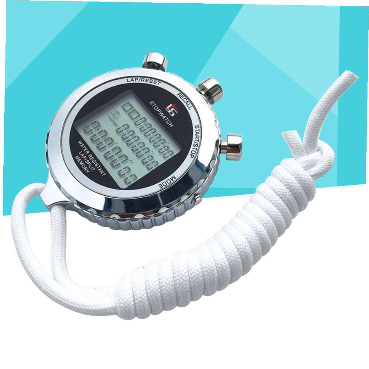 Alipis Cronometro Digitale Professionale LCD File con Contatore Elettronico Portatile per Allenamento Sportivo e Uso Quotidiano