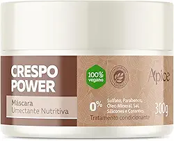 Ápice Máscara Crespo Power Umectante Nutritiva | Nutrição Intensa para Cabelos Crespos | 300g