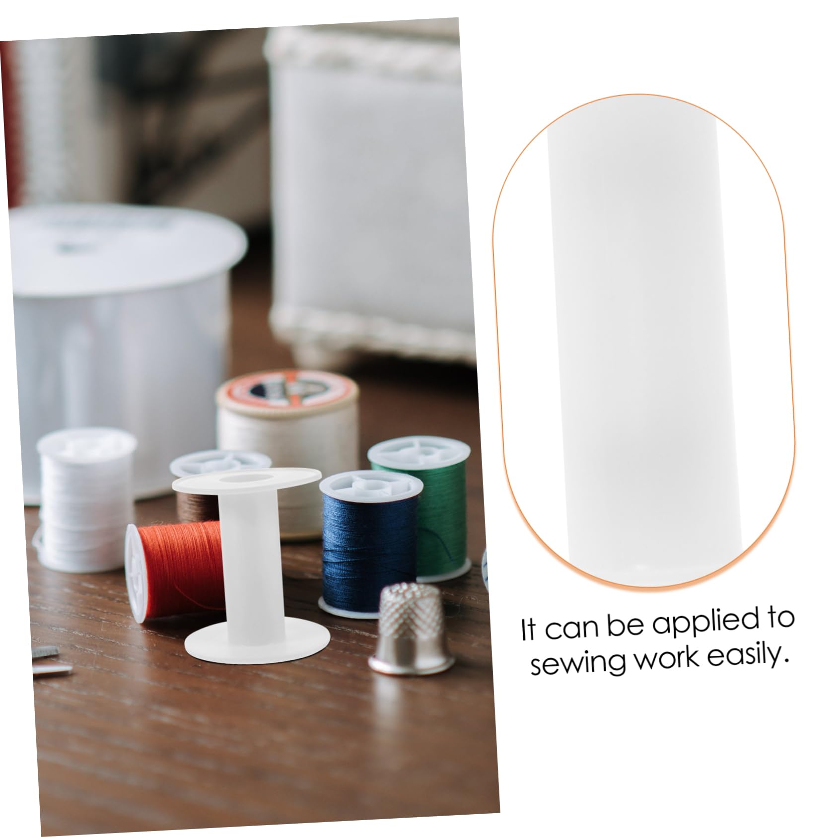 DOITOOL 5 Series Hilo Transparentes Para Máquina De Coser Reemplazables Para Organizar Y Coser 10 Piezas X 5