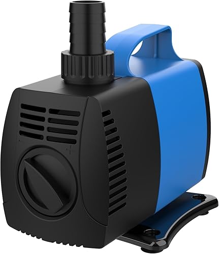 Bomba de agua sumergible 920 GPH ultra silenciosa para estanque, acuario, pecera, fuente, hidroponía, paquete de 4