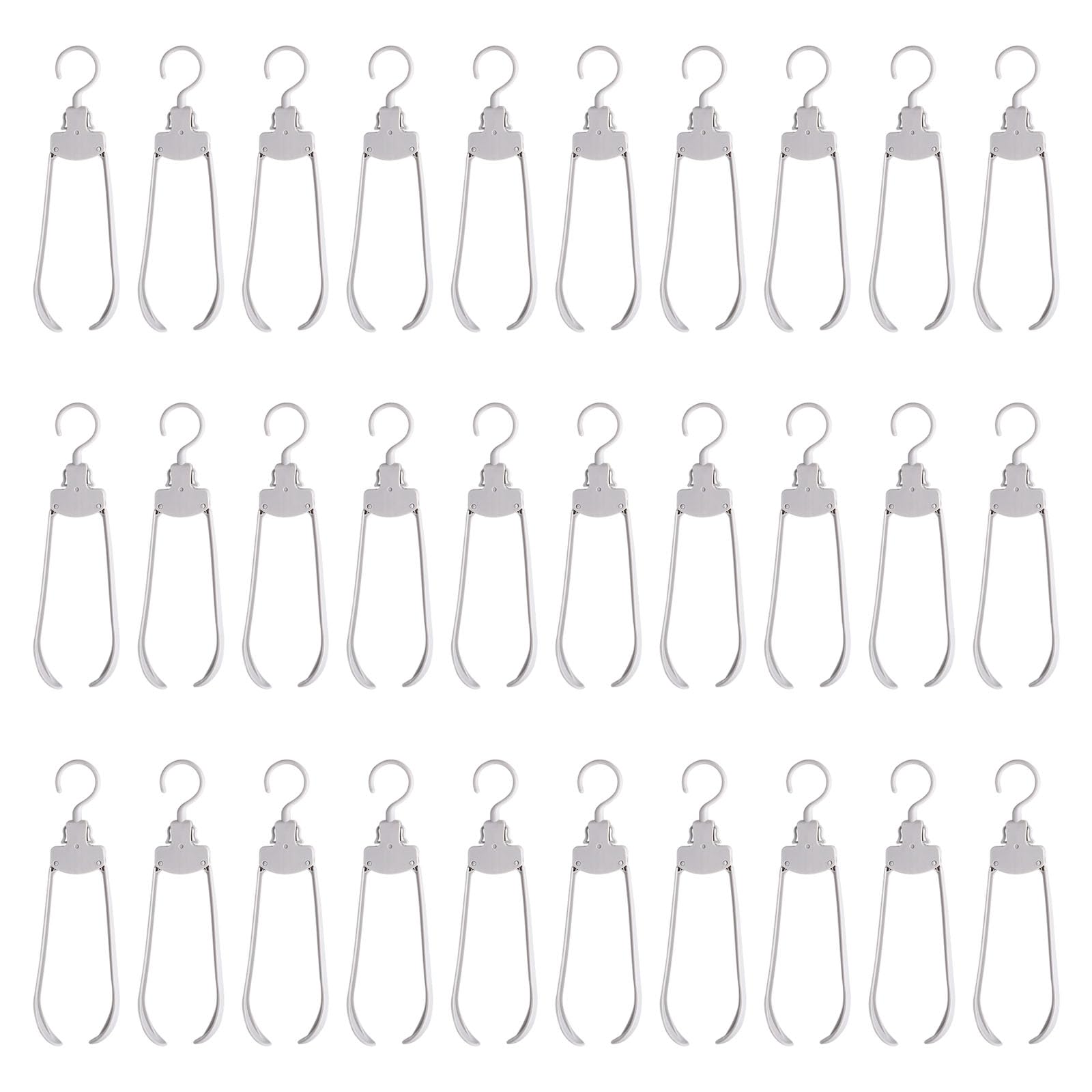 Xjdzineq Foldable Clothes Hanger Space Saving Storage Rack Quick Folding Mechanism Wardrobes Closet Organization Tool Quick Folding Laundry Hanger