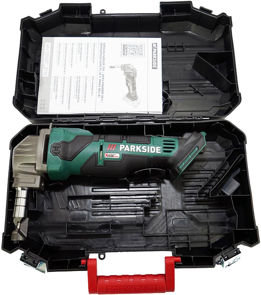 HEADNMORE® PARKSIDE® Nibbler grignoteuse sans fil 20 V PMKA 20 + porte-clés