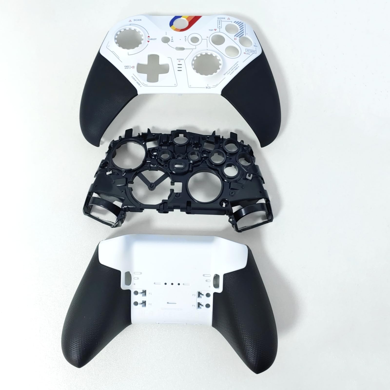 Carcasa Completa de Repuesto para Xbox Controller Elite Series 2 Edición Especial - Juego de Cáscara Incluye Carcasas Funda Marco Medio ABXY LT RT Botones LB RB Bumper Accesorios